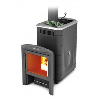 Печь банная Термофор (TMF) Скоропарка 2017 Витра Б антрацит