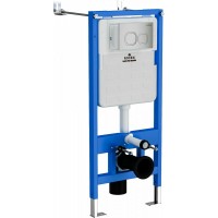 Инсталляция для унитаза Roxen StounFix Slim 710200 с клавишей смыва Santi 410280CH