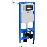 Инсталляция для унитаза Roxen StounFix Slim 710200 с клавишей смыва Glass 430280B