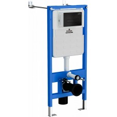 Инсталляция для унитаза Roxen StounFix Slim 710200 с клавишей смыва Caspia 410280B