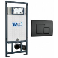 Инсталляция для унитаза Welt-Wasser Marberg 507 с кнопкой SE MT-BL