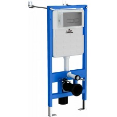 Инсталляция для унитаза Roxen StounFix Slim 710200 с клавишей смыва Caspia 410280M