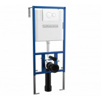 Инсталляция для унитаза Eccellenza tecnica с кнопкой Round White