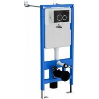 Инсталляция для унитаза Roxen StounFix Slim 710200 с клавишей смыва Santi 410260B