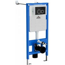 Инсталляция для унитаза Roxen StounFix Slim 710200 с клавишей смыва Santi 410260B