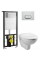 Инсталляция для унитаза Vitra 742-5800-01 с кнопкой 740-0480, 700-1873
