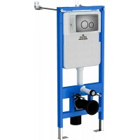 Инсталляция для унитаза Roxen StounFix Slim 710200 с клавишей смыва Steel 420260G