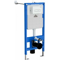 Инсталляция для унитаза Roxen StounFix Slim 710200 с клавишей смыва Caspia 410280W