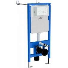 Инсталляция для унитаза Roxen StounFix Slim 710200 с клавишей смыва Caspia 410280W