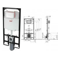 Инсталляция для унитаза ALCAPLAST Sadromodul (AM1101/1200)