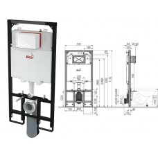 Инсталляция для унитаза ALCAPLAST Sadromodul (AM1101/1200)